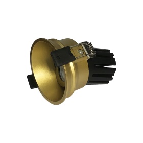 DM206340  Bania A 15 Powered by Philips 15W 1350lm 4000K 36° Engine, 350mA,Gold,Adjustable Recessed Round Spotlight,IP20, DRIVER NOT INC.